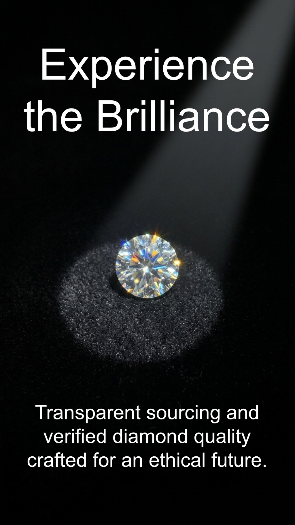 Round Lab Grown Daimond (0.5 carat)