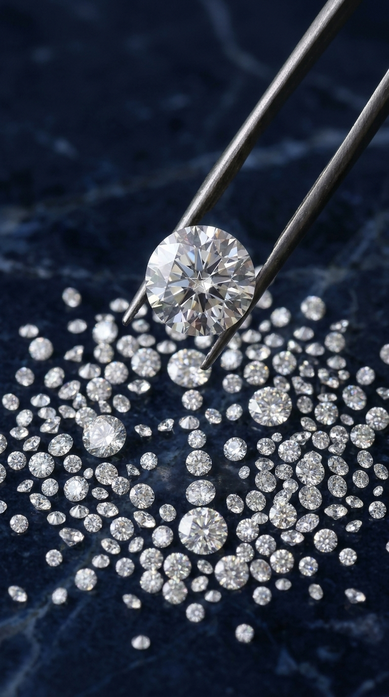 Round Lab Grown Daimond (0.5 carat)